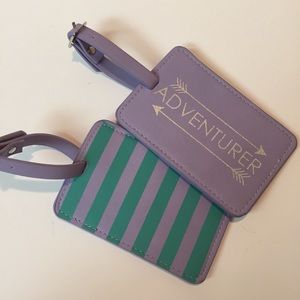 Set of 2 Massini Vegan Leather Luggage Tags